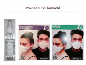 Pack de mask +filtros50 regal loció hidroalcohol
