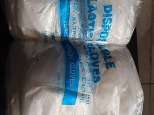Guants de polietireno. Pack 100 t/unica